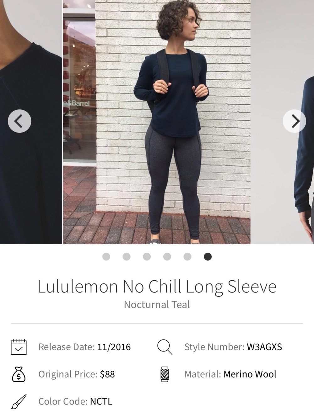 Lululemon No Chill Long Sleeve